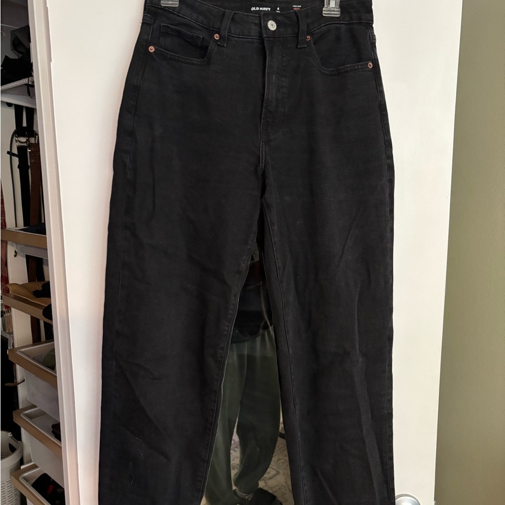 Old navy 6 tall black jeans